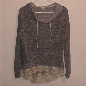 Paper Crane Hooded Shirt - M